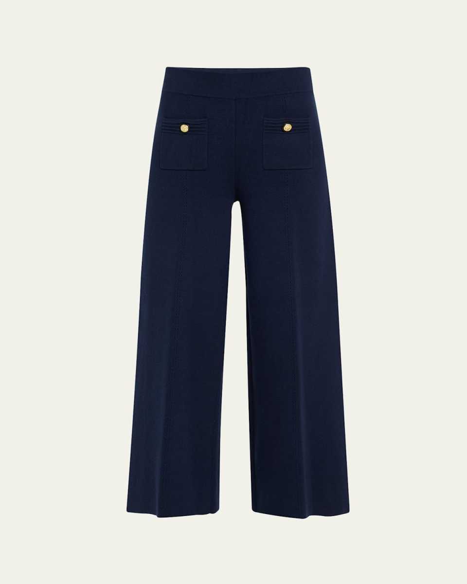 Madrid Wide-Leg Knit Pants
